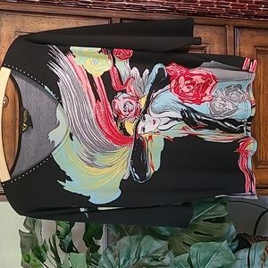 Valentina Rhinestone & Rose's Lady in Red Size  M